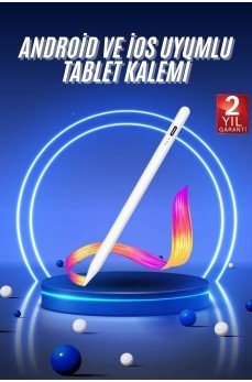 Yazı Çizim Kalemi İos Android Windows Uyumlu Tablet Telefon