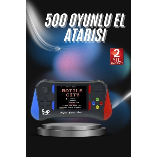 3.5 İnç 500'ü 1 Arada Klasik Oyun Konsolu Nostalji Oyunlu Atari 3.5 İnç 500'ü 1 Arada Klasik Oyun Konsolu Nostalji Oyunlu Atari