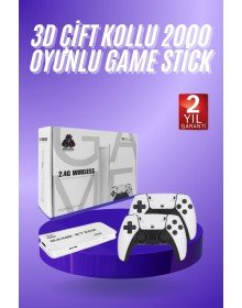 3D 4K HD 2.4G Game Stick 4K Ultra Hd Oyun Konsolu Çift Kollu
