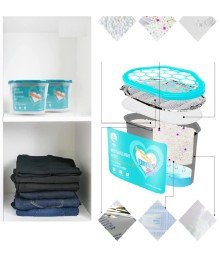 600 ML Nem Alıcı Rutubet Giderici Aparat - Limonlu Mutfak Salon Banyo Küf Koku Alıcı Granül