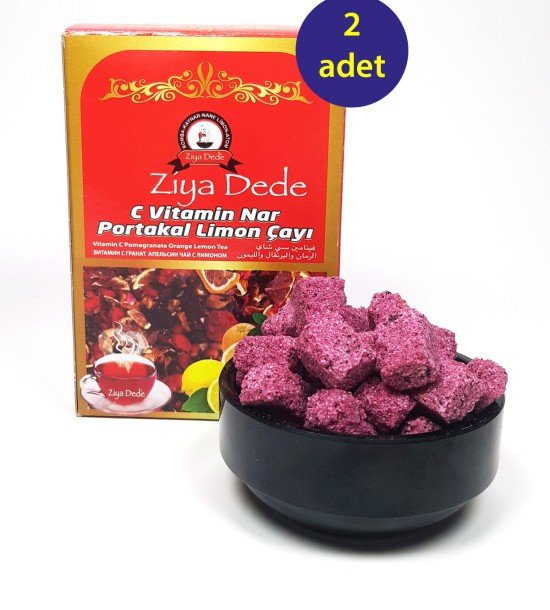 2 Adet Atom C Vitamin Nar Portakal Limon Çay 150 Gr