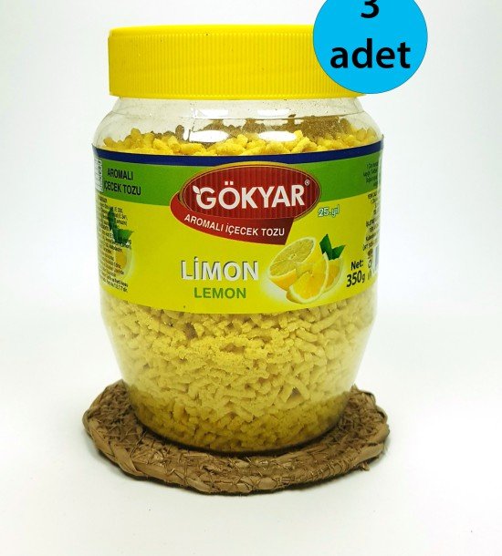 3 Adet Limon Aromalı Toz Içecek Oralet 3x350 gr