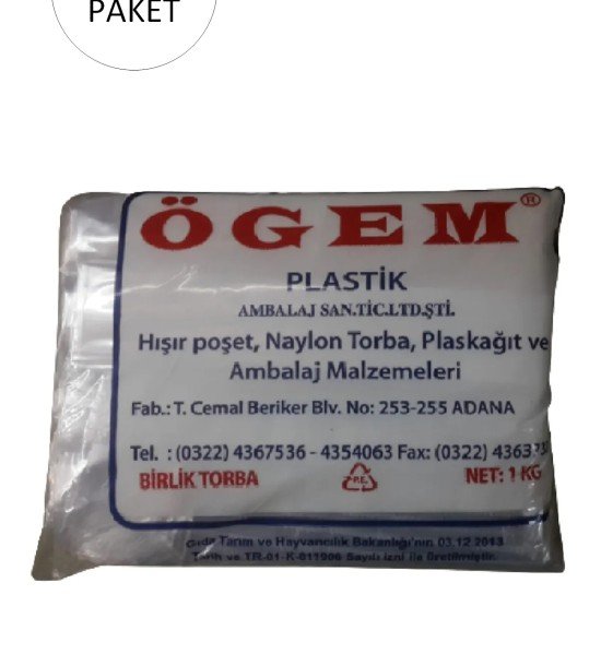 Bakkaliye Naylon Torba Birlik 20x30 cm 1 kg 1 Paket (Takriben 230 Adet)