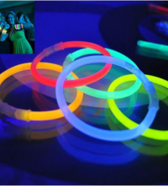 10 Adet Glow Stick Bracelet Fosforlu Kırılan Çubuk Bileklik