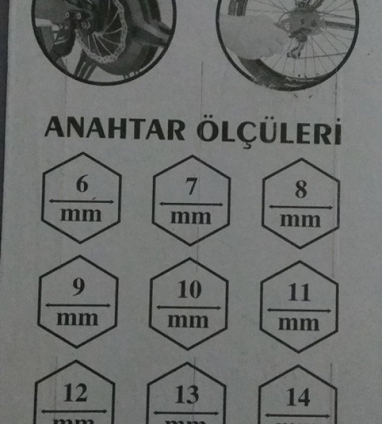 Bisiklet Tamir Anahtarı (06mm-17mm) - 15 in 1