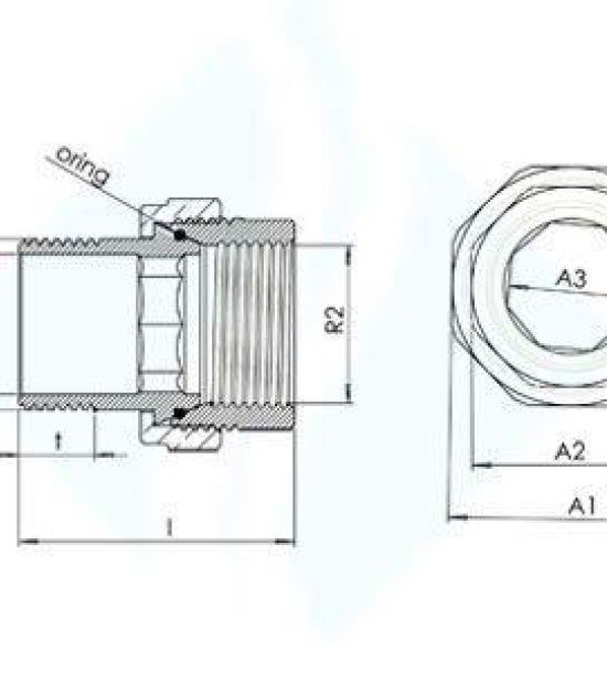 1 1/2 Düz Radyatör Rakoru