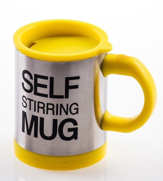 Self Stirring Mug  Mikser Kupa Bardak Sarı