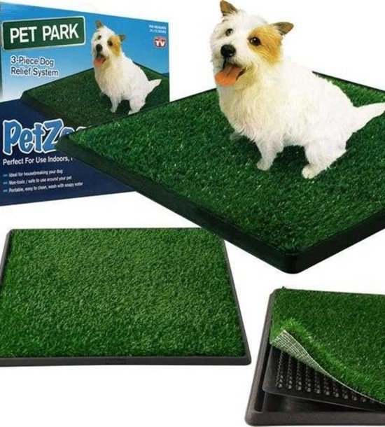 Büyük Pet Park Seyyar Köpek Tuvaleti  64cm x 51cm