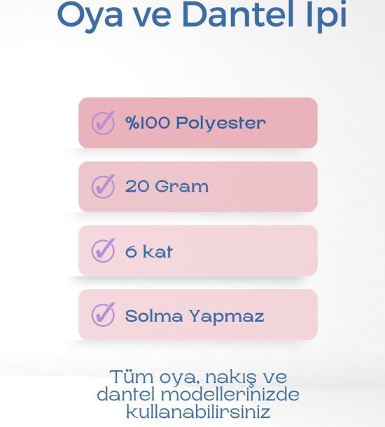 Altınbaşak Oya ve Dantel İpi 20 gr -    - No: 701