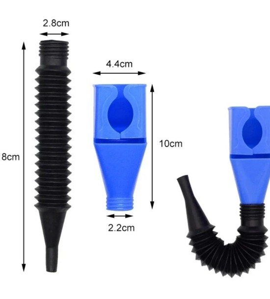 Plastik Araç Motosiklet Motor Yağ Hunisi Sıvı Aktarım Mazot Benzin Yağ Hunisi