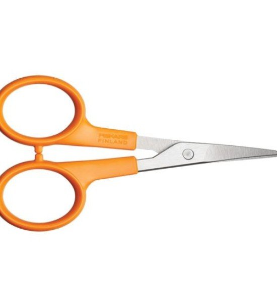 Fiskars 9808 M204 Kavisli Nakış Aplike Makası No: 4 inç / 10 cm - Paslanmaz Çelik