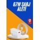 67W Hızlı Şarj Yüksek Voltaj Korumalı Type C Şarj Adaptörü