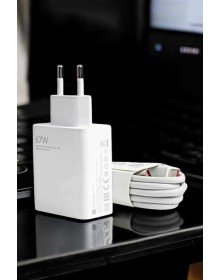 67W Şarj Aleti Turbo Hızlı Type-C Şarj