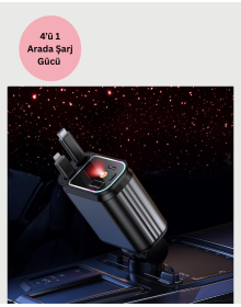 Renault, Peugeot, Citroen, Fiat Araçlar için Hızlı Şarjlı Araç Çakmaklık Adaptörü