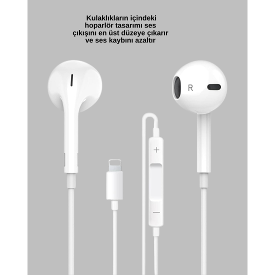 Konforlu Ergonomik Kare Tasarımlı Müzik ve Çağrı Kulaklığı