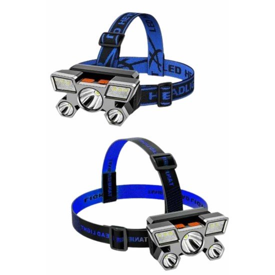 El Feneri Süper Kafa Lambası 4 Modlu 5 Led Kafa Feneri El Feneri Süper Kafa Lambası 4 Modlu 5 Led Kafa Feneri