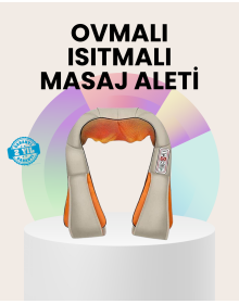 Isıtmalı Ovmalı Masaj Aleti Kas Gevşetici ve Kan Dolaşımı Düzenleyici