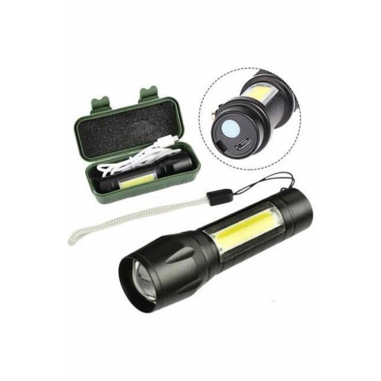 Led Lamba El Feneri Küçük Taşınabilir USB Şarjlı Acil Durum Lambası Led Lamba El Feneri Küçük Taşınabilir USB Şarjlı Acil Durum Lambası