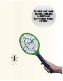 Taşınabilir Elektronik Sinek Kovucu | Balkon, Bahçe ve Kamp İçin İdeal