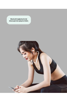 USB Şarjlı Uzun Ömürlü Boyun Askılı Bluetooth Kulaklık