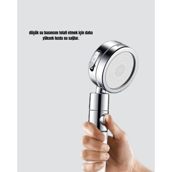 360° Ayarlanabilir Çok Fonksiyonlu Duş Başlığı 360° Ayarlanabilir Çok Fonksiyonlu Duş Başlığı