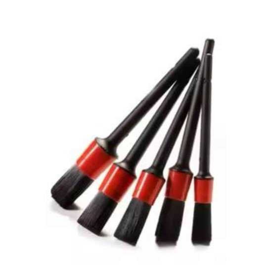 5 Adet Oto Detaylı Temizleyici Araç İçi Temizlik Fırça Seti Koltuk Döşeme Kapı Toz Alma Fırçası