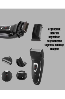 Çift Başlıklı Taşınabilir Tıraş Cihazı