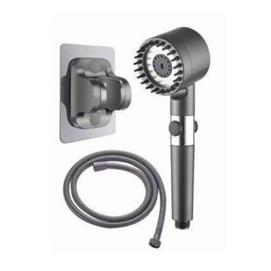 Yüksek Performanslı Masaj Etkili Su Tasarruflu Duş Başlığı Krom Kaplama Uzun Ömürlü