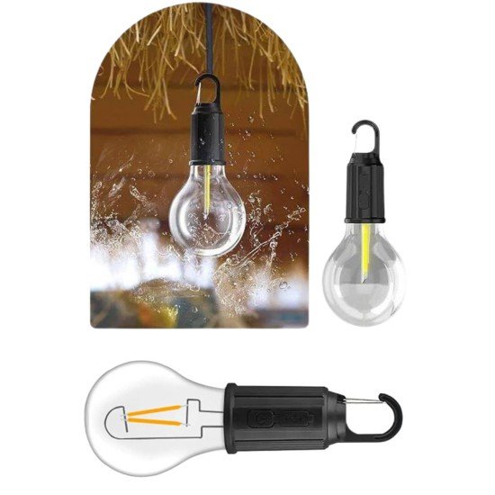 Taşınabilir Şarjlı Led Ampul Askılı Lamba Kamp Bahçe Lambası Taşınabilir Şarjlı Led Ampul Askılı Lamba Kamp Bahçe Lambası