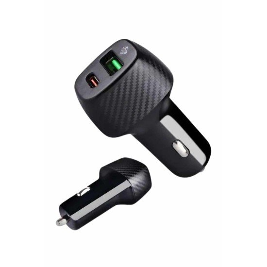 Type-C Girişli Araba Çakmaklık Şarj Cihazı 38W Oto Çakmaklık Type-C Girişli Araba Çakmaklık Şarj Cihazı 38W Oto Çakmaklık