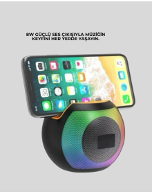 360° Stereo Surround Sesli Taşınabilir Hoparlör