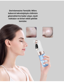 Evde Kolay Kullanım İçin Şarjlı Siyah Nokta Temizleme Aleti