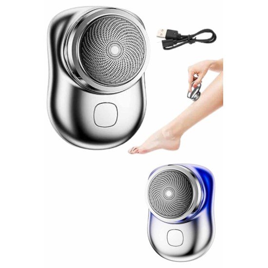 Elektrikli Mini Tıraş Makinesi,Taşınabilir USB Şarjlı Kablosuz Tıraş Makinesi