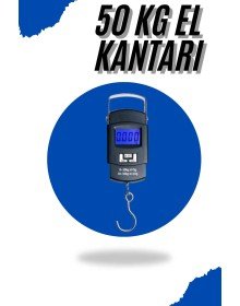 El Kantarı Dijital El Terazisi 50 Kg Kapasiteli LCD Ekranlı