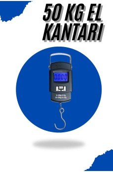 El Kantarı Dijital El Terazisi 50 Kg Kapasiteli LCD Ekranlı