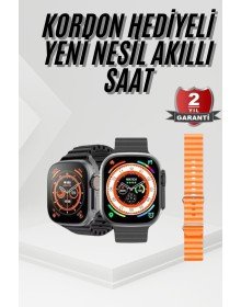 Akıllı Saat Sağlık Takibi Kalp Atışı Adımsayar Ultra Yeni Nesil nefes Egzersizi