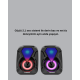 RGB LED Işıklı 2.1 USB Oyun Hoparlörü Derin Bas ve Net Ses