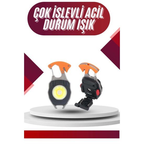 7 Modlu Mini Led Lamba Anahtarlık USB Şarjlı Kamp İçin Taşınabilir 7 Modlu Mini Led Lamba Anahtarlık USB Şarjlı Kamp İçin Taşınabilir