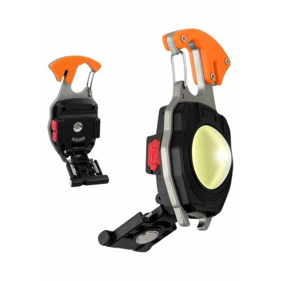 7 Modlu Mini Led Lamba Anahtarlık USB Şarjlı Kamp İçin Taşınabilir 7 Modlu Mini Led Lamba Anahtarlık USB Şarjlı Kamp İçin Taşınabilir
