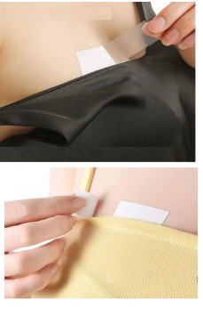 72 Adet Çift Taraflı Transparan Dekolte Kapatıcı Yapışkan  Paça Boyu Düzeltici -Askılı Elbise Bandı