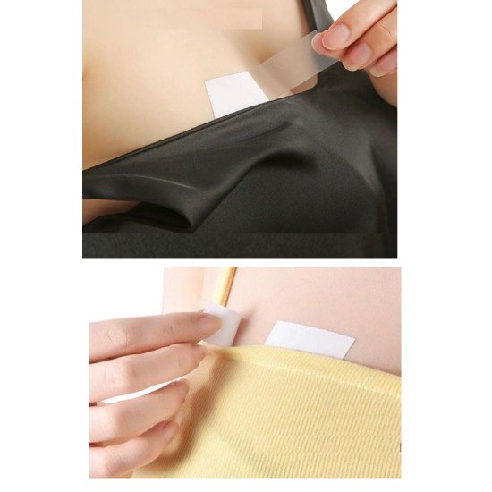 72 Adet Çift Taraflı Transparan Dekolte Kapatıcı Yapışkan Paça Boyu Düzeltici -Askılı Elbise Bandı 72 Adet Çift Taraflı Transparan Dekolte Kapatıcı Yapışkan Paça Boyu Düzeltici -Askılı Elbise Bandı