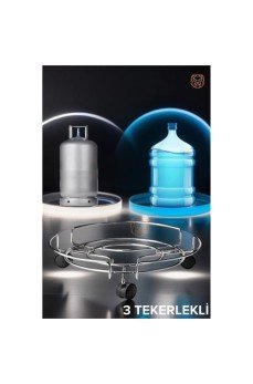 Tekerlekli Alüminyum Tüp ve Damacana Altlığı Tekerlekli Alüminyum Tüp ve Damacana Altlığı