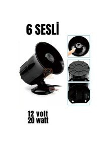 Alarm Sireni 6 Değişik Sesli