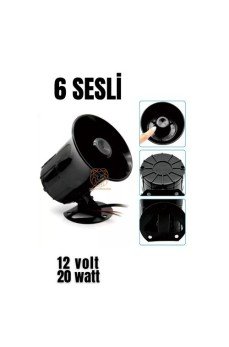 Alarm Sireni 6 Değişik Sesli