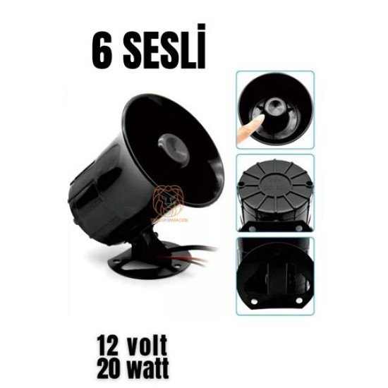Alarm Sireni 6 Değişik Sesli Alarm Sireni 6 Değişik Sesli