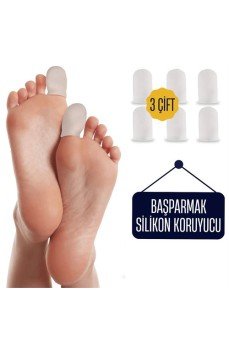 6 ADET Baş Parmak İçin Silikon Koruyucu