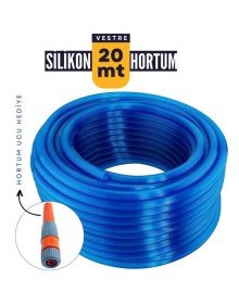 20 Metre Silikonlu Bahçe Hortumu Sulama Aparatı HEDİYELİ