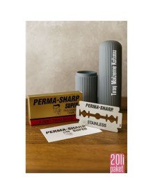 Permasharp 10 Adet Tıraş Jileti Tıraş + Tıraş Malzeme Kutusu Set