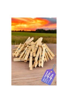 Ahşap Mandal Seti 144 ADET 71