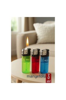 3’lü Manyetolu Çakmak Seti – Renkli Şeffaf Gövde | Güvenli ve Uzun Ömürlü Kullanım 3’lü Manyetolu Çakmak Seti – Renkli Şeffaf Gövde | Güvenli ve Uzun Ömürlü Kullanım